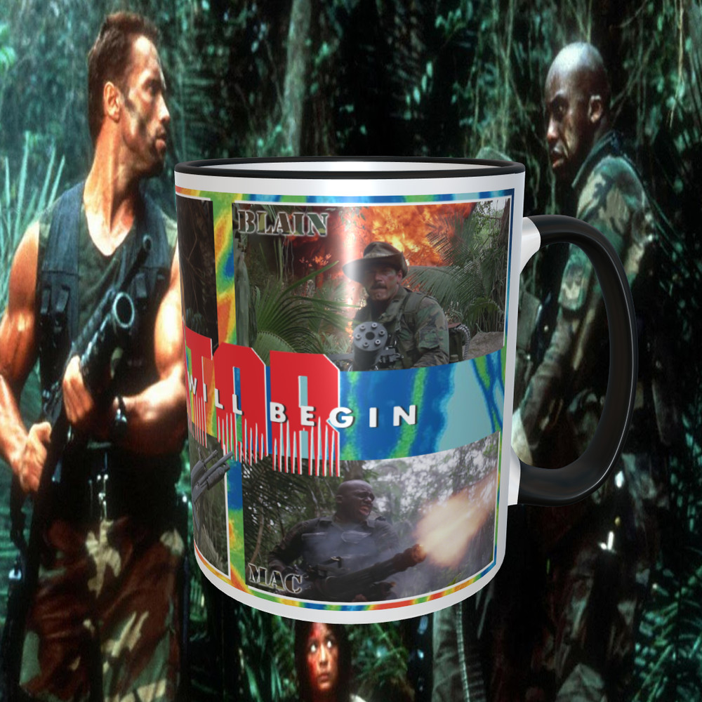 Predator Version #1 Arnold 11oz Mug NEW Dishwasher Safe