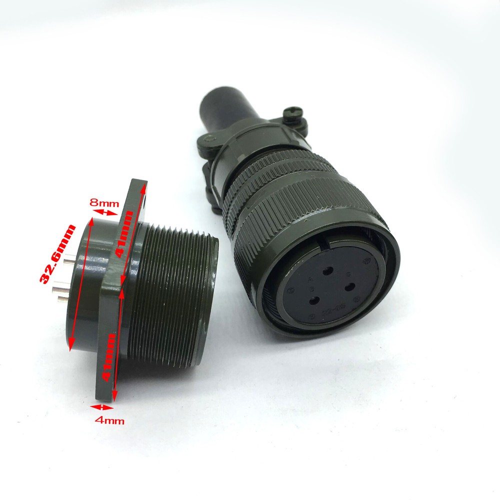 Encoder 3 Pin Aviation plug servo motor connector MS3102A22-9P 3106A22-9S 3 core