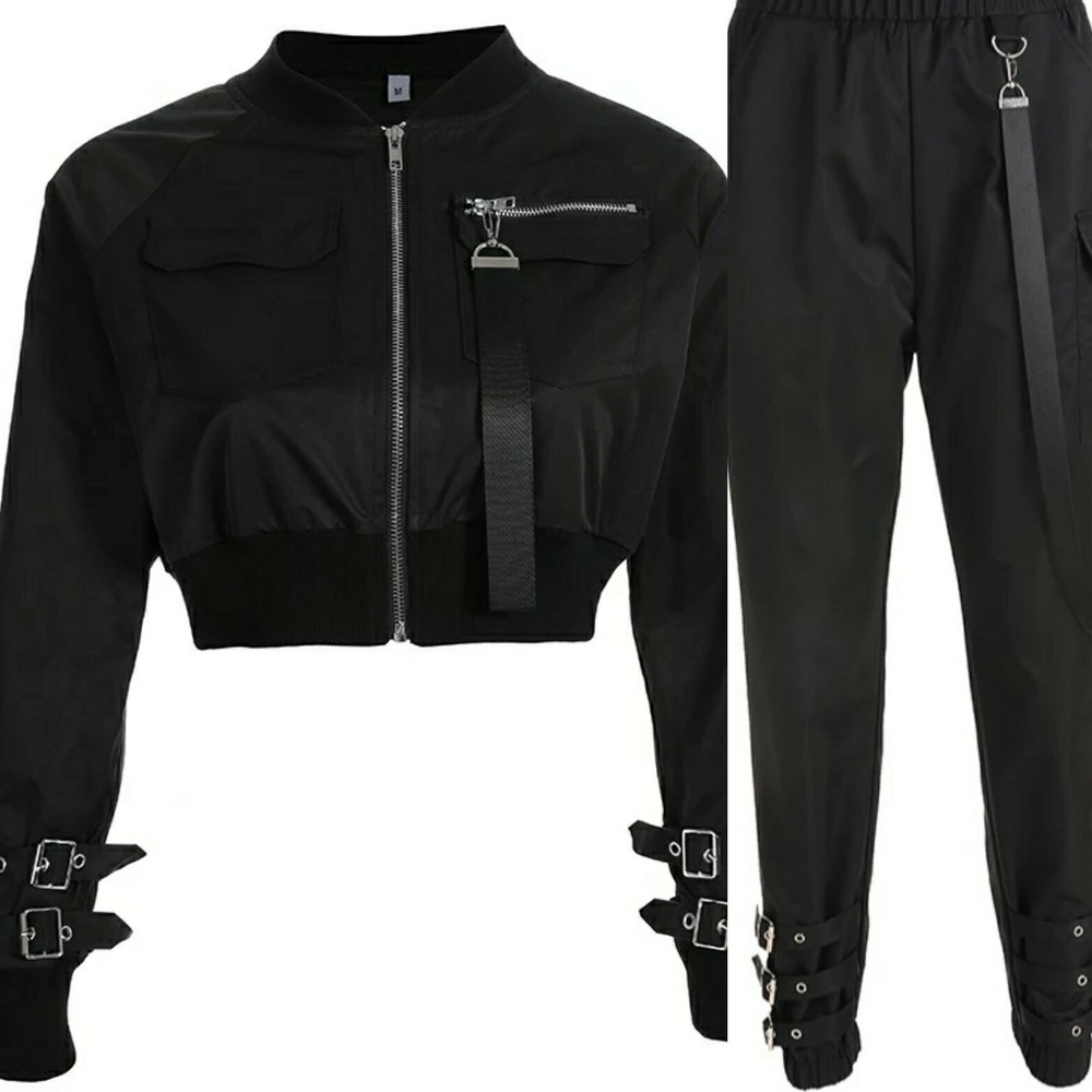Black Co-Ord Size M UK 10 New