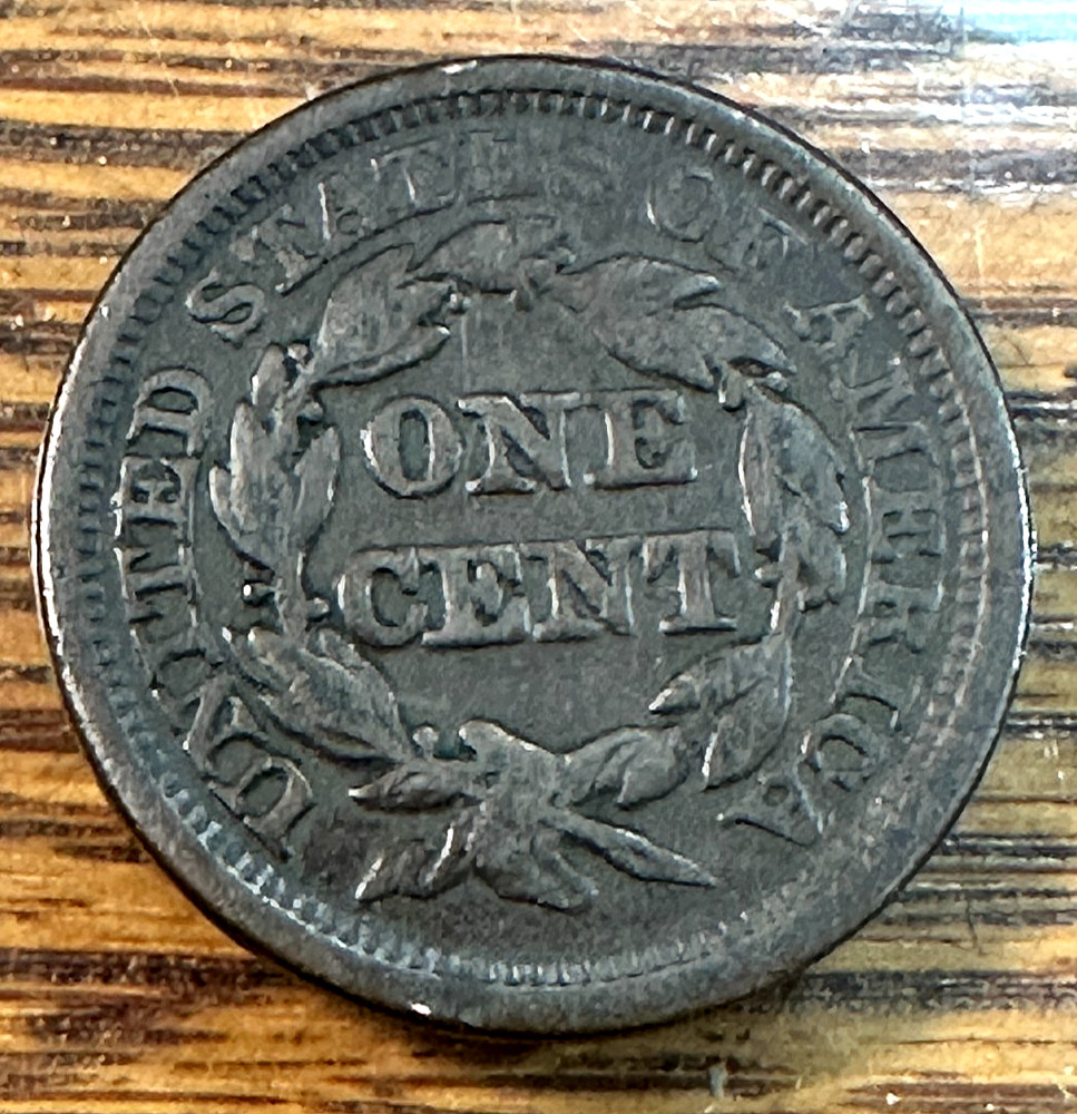 1846 Large Cent Nice Original Brown VG+ CHRC