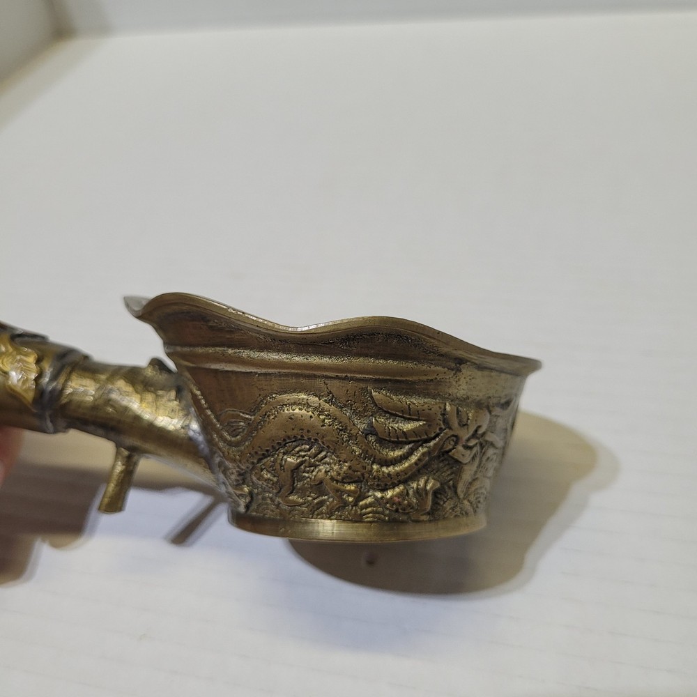 Chinese Silk Iron Dragon Antique