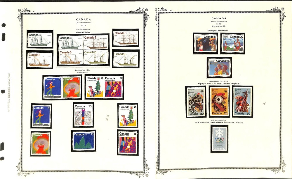 Canada Collection 1973-1978 on 24 Scott Specialty Pages, Mint (FT)