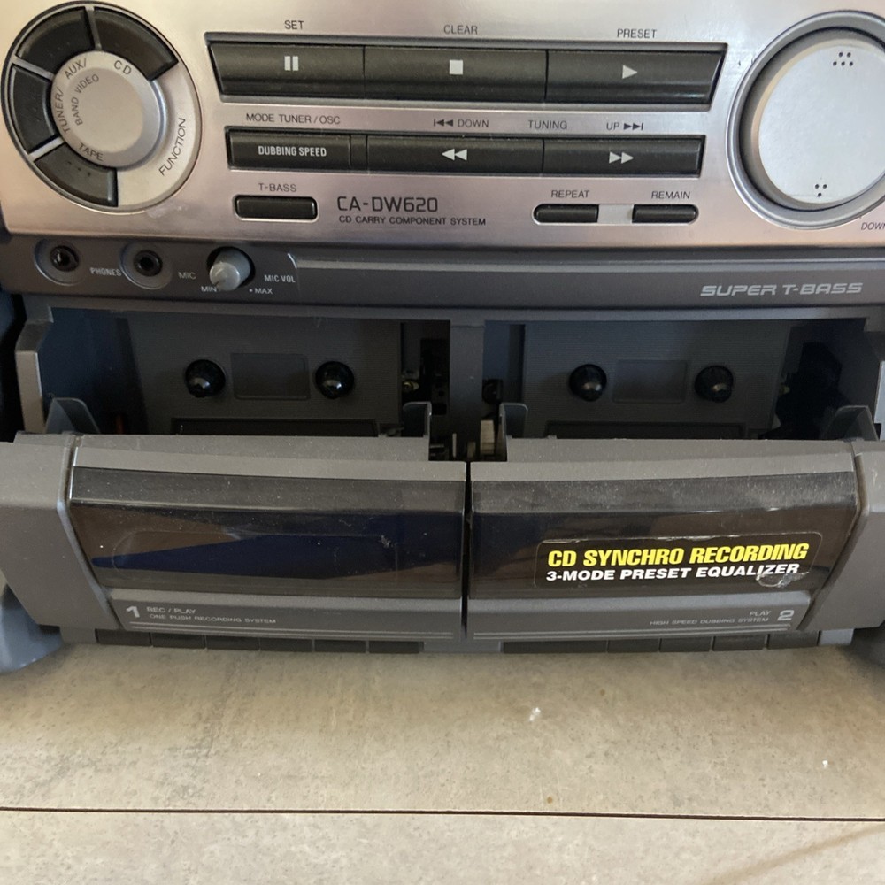 AIWA Compact Disc Stereo System CA-DW620 Tested. Working Great.