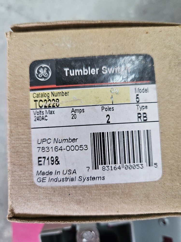 GE TC2228  TUMBLER SWITCH