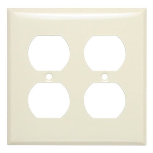 Mulberry 84102, Wallplate, 2 gang, 2 duplex opening, Ivory