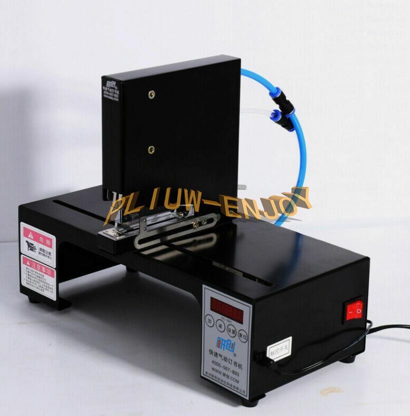 Single-head Head Automatic Electric Stapler Pneumatic Binding Machine 110V/220V