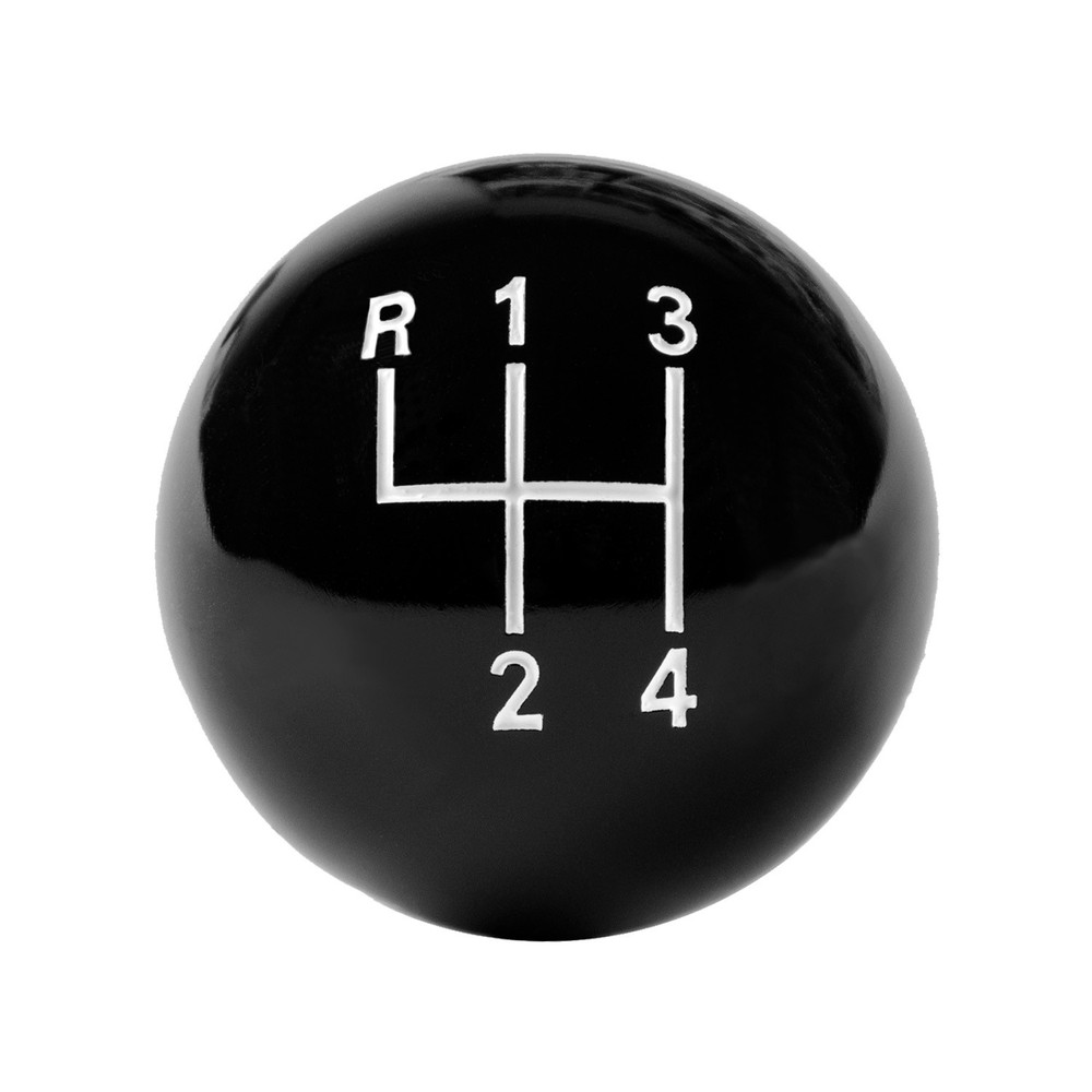 Hurst 1637627 Shift Knob - Black 4-speed 3/8-16 Threads