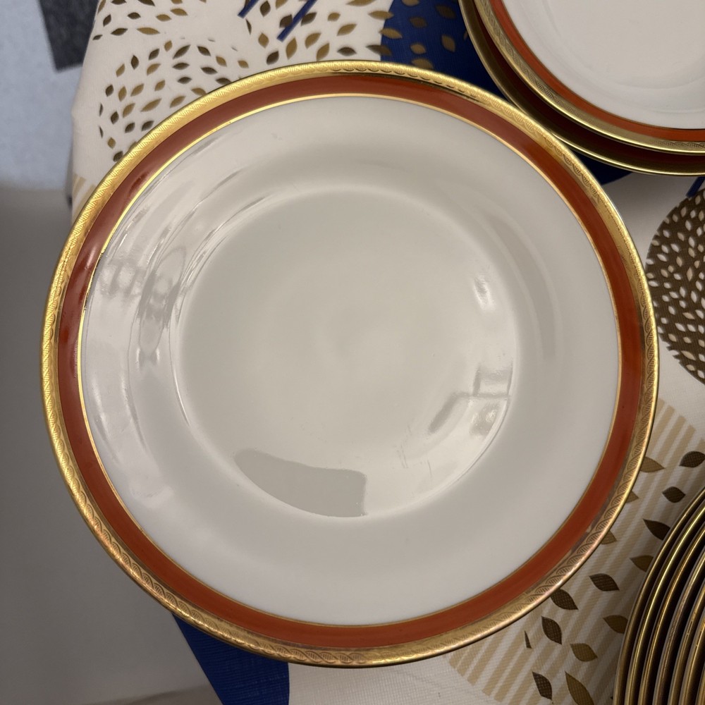 Richard Ginori Palermo Red Salad Plates