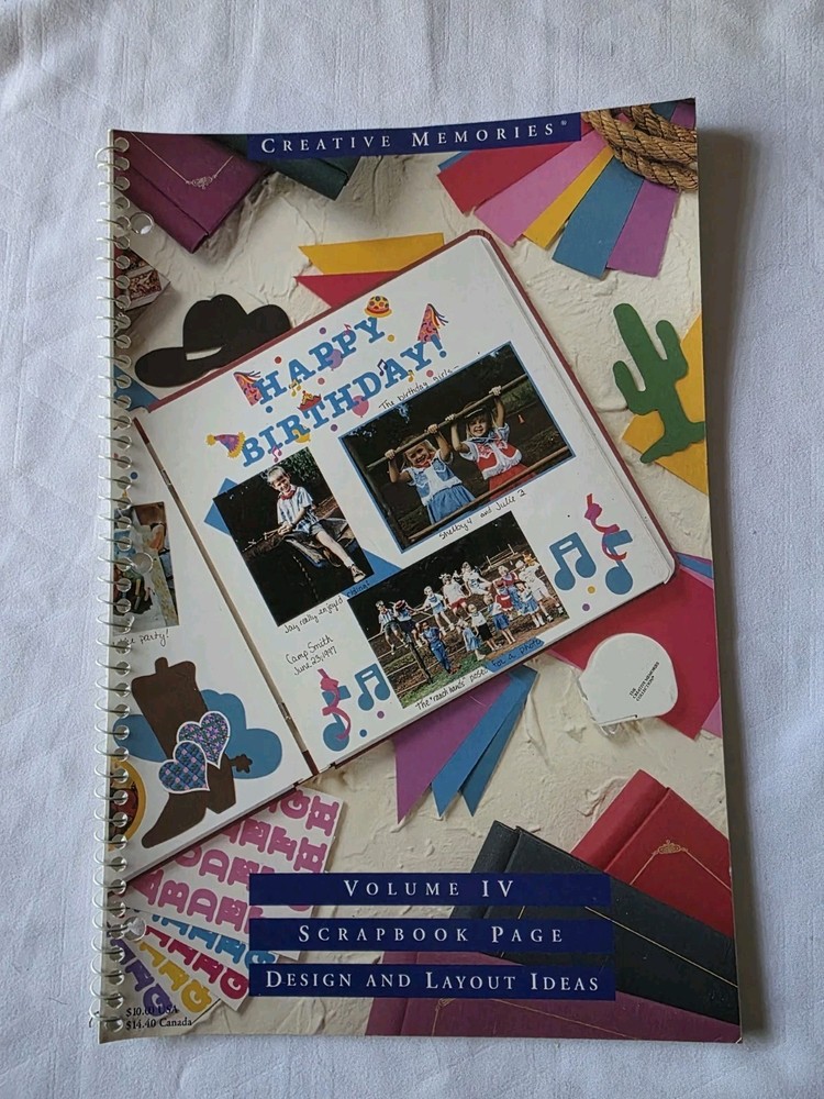 Creative Memories Vol. IV Scrapbook Page Design and Layout Ideas