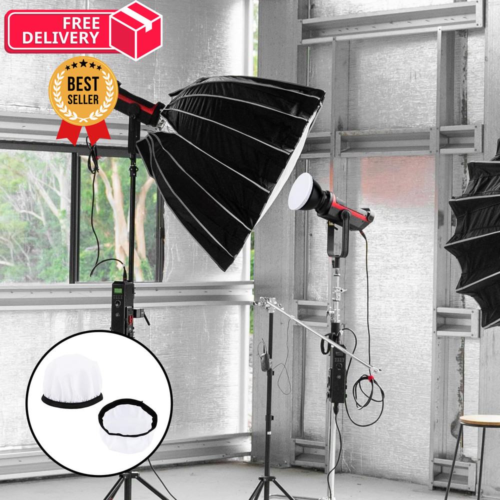 2Pcs Light Diffuser Sock, 7"/18cm Lamp Cover White Soft One Size, 2