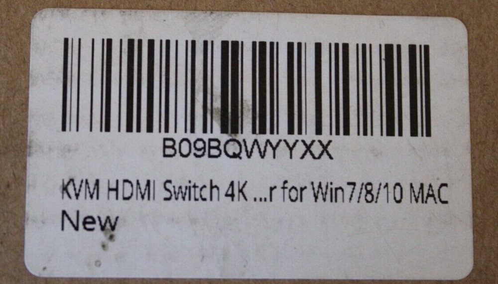 WIISTAR HDMI KVM Switch 4K