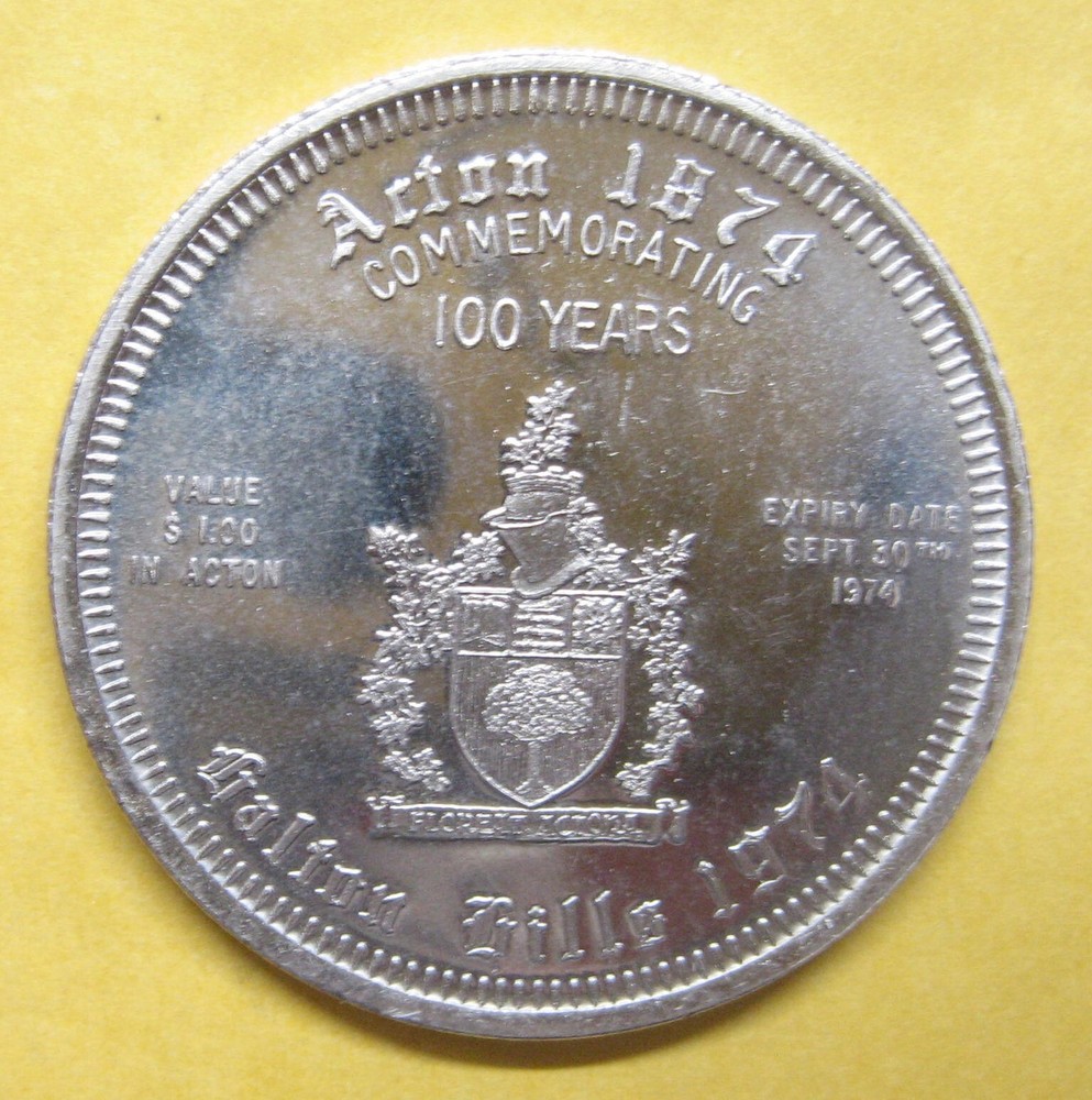 1974 Acton Ont. Trade Dollar Take a Look