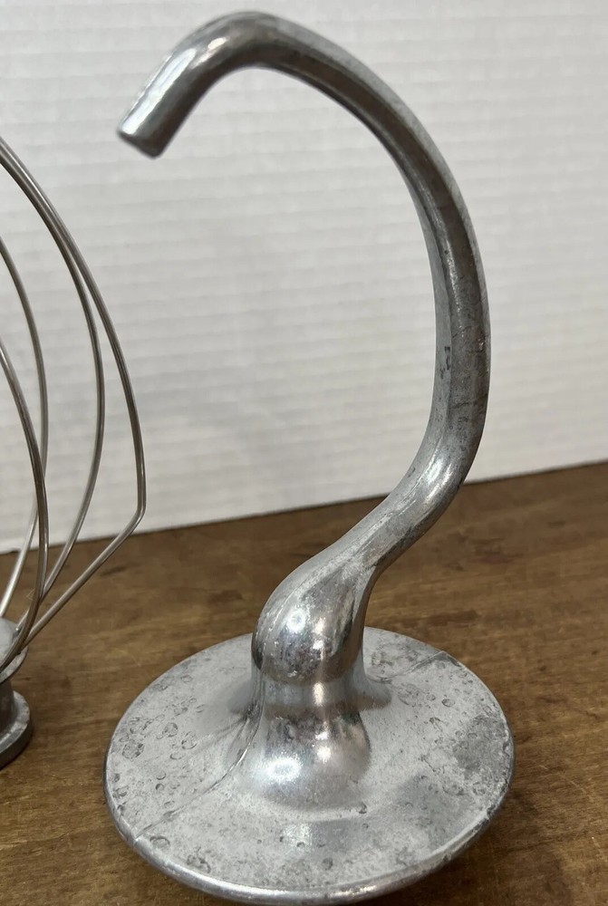 Mixer attachments- Wire Whip, Dough Hook
