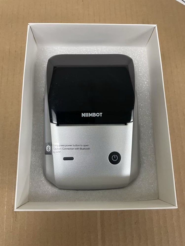 NIIMBOT B1 2" Thermal Label Maker Printer Silver