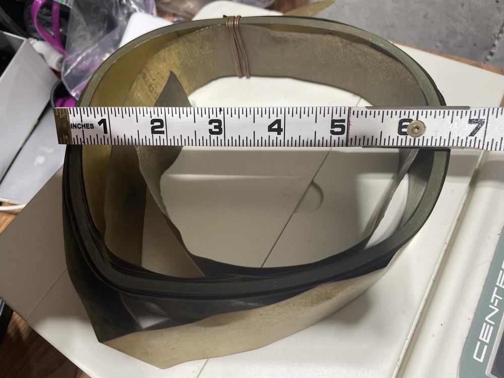 1.5 Pound Roll of Solid Brass 1.5” Wide X Several Feet