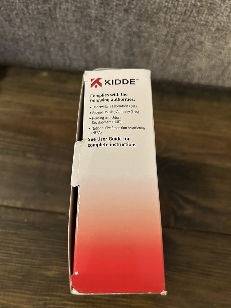 Kidde 5" Battery Ionization Smoke Alarm with Test Button Open Box
