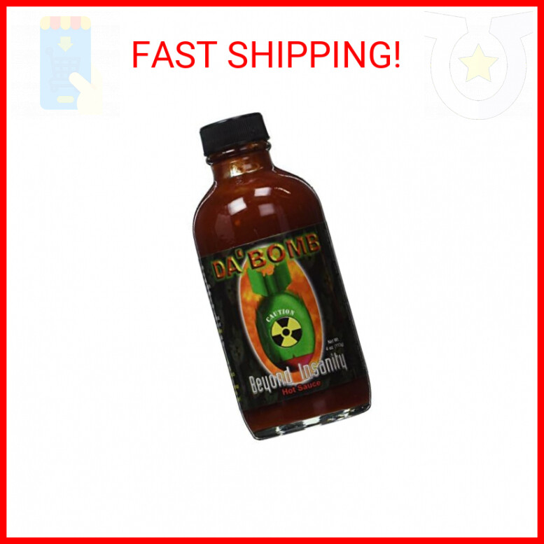 Bottle Da Bomb Beyond Insanity Hot Sauce, Bottle