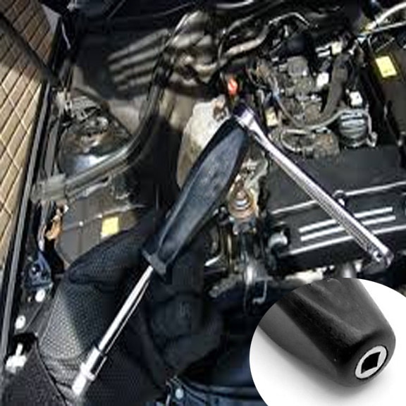 4x 1/4" Socket Driver Handle Standard with internal 1/4" Female End Spinner