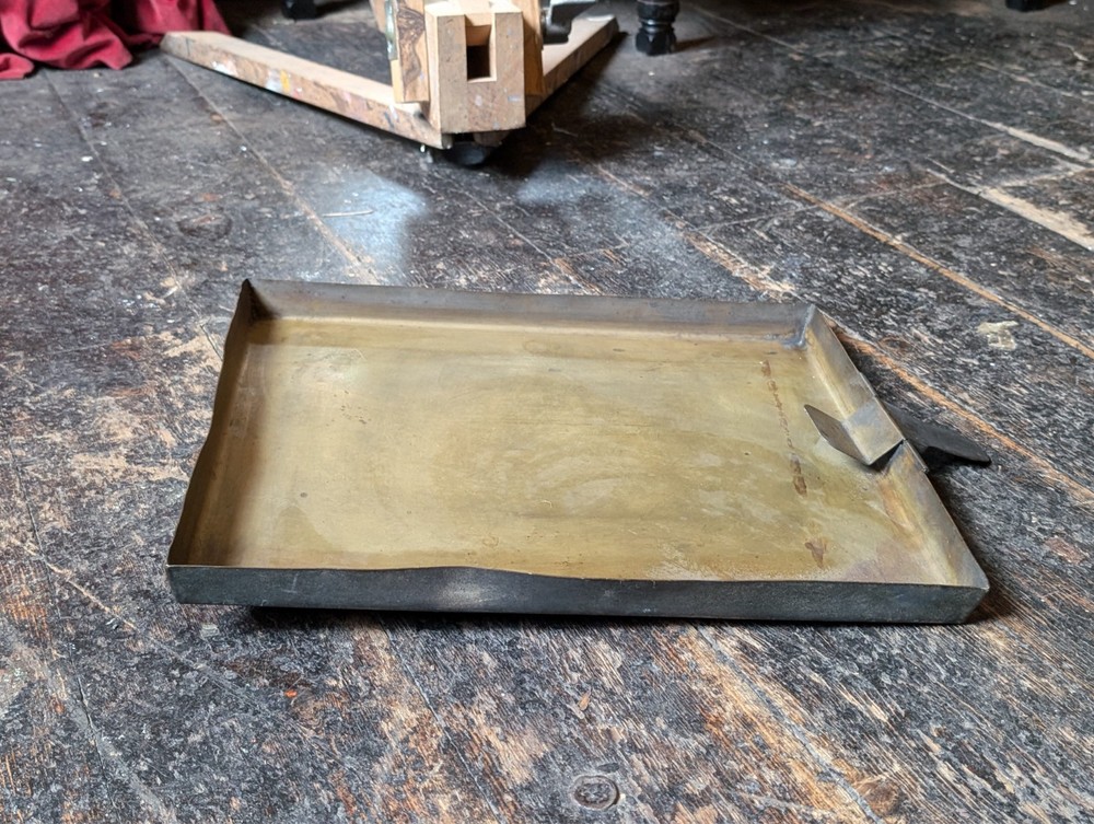 Antique Brass "Andersons Elgin" Photography Developing Tray