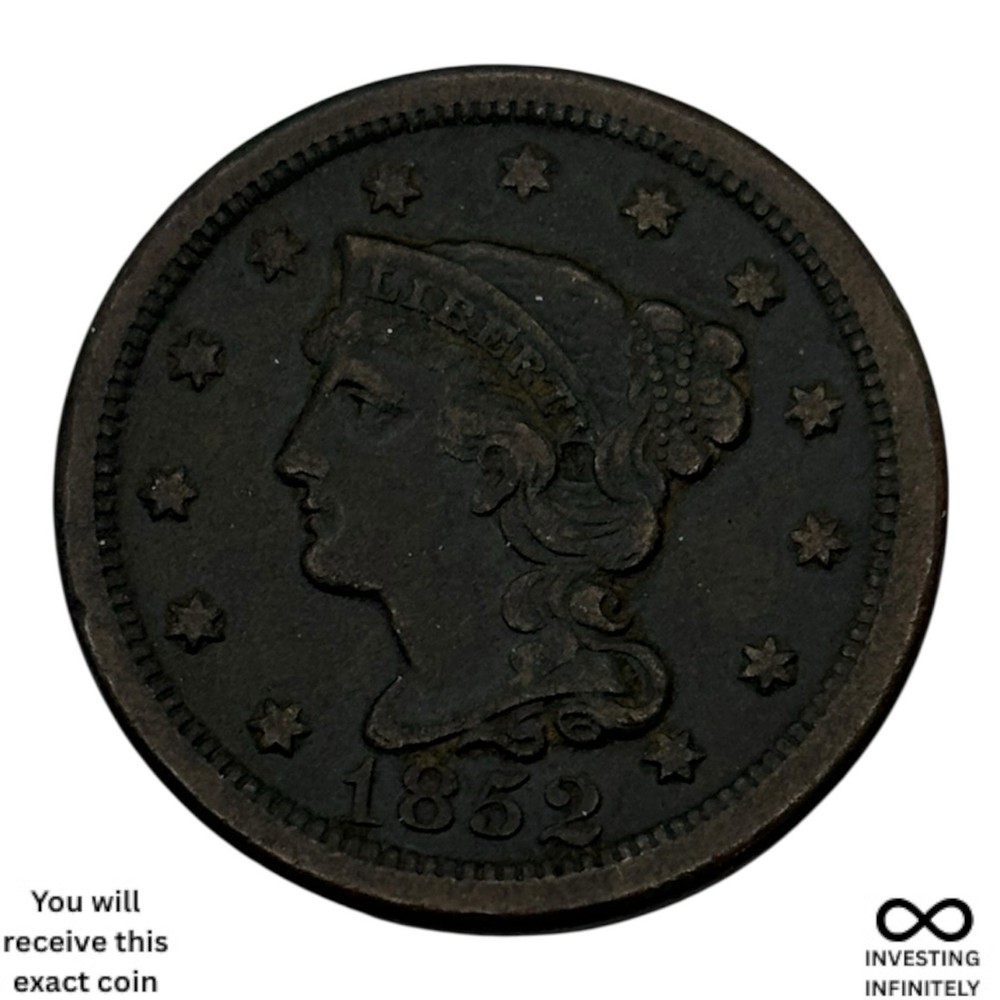 1852 Large Cent X-1745