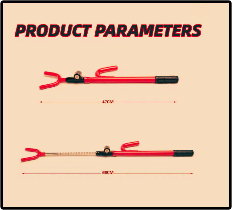 Steering Wheel Lock Heavy Duty Antitheft Device Car Security Lock With 2 Keys