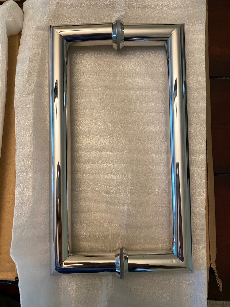 Shower Door Handle - 8" Mitered Handle / Pull (NEW STYLE)
