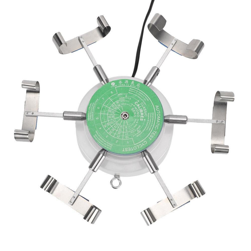 Automatic Watch Winder Watch Test Machine with 6 Hanging Stand Green ?