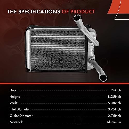 HVAC Heater Core Compatible with Saturn SC/SL/SL1/SL2 1991-1992, SC1/SC2 1993