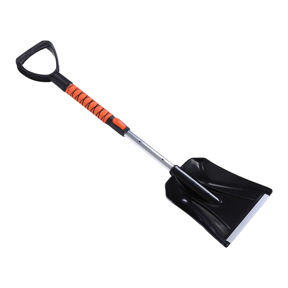 4 In 1 Extendable Snow Brush Ice Scraper For Car Windshield DERL