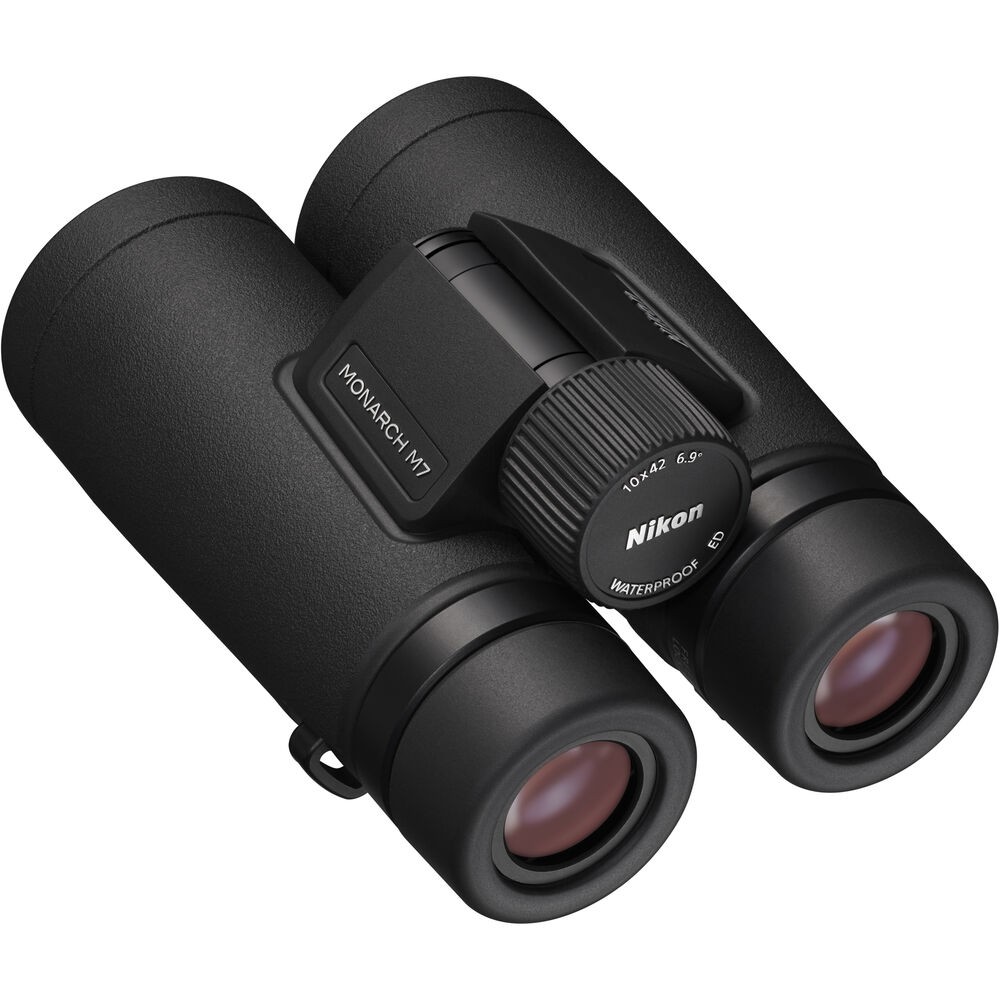 Nikon 10x42 Monarch M7 Binoculars Bundle With Neck Strap + Backpack And More