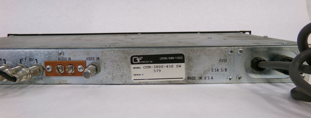 Olsen Technology OTM-3000 Frequency Agile Television Modulator