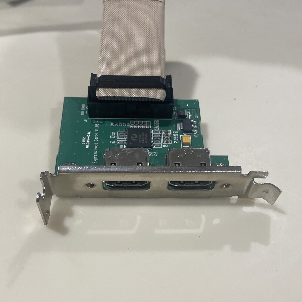 External PCI Express Host Card4 Dual HIDMI Sub Board With Connector
