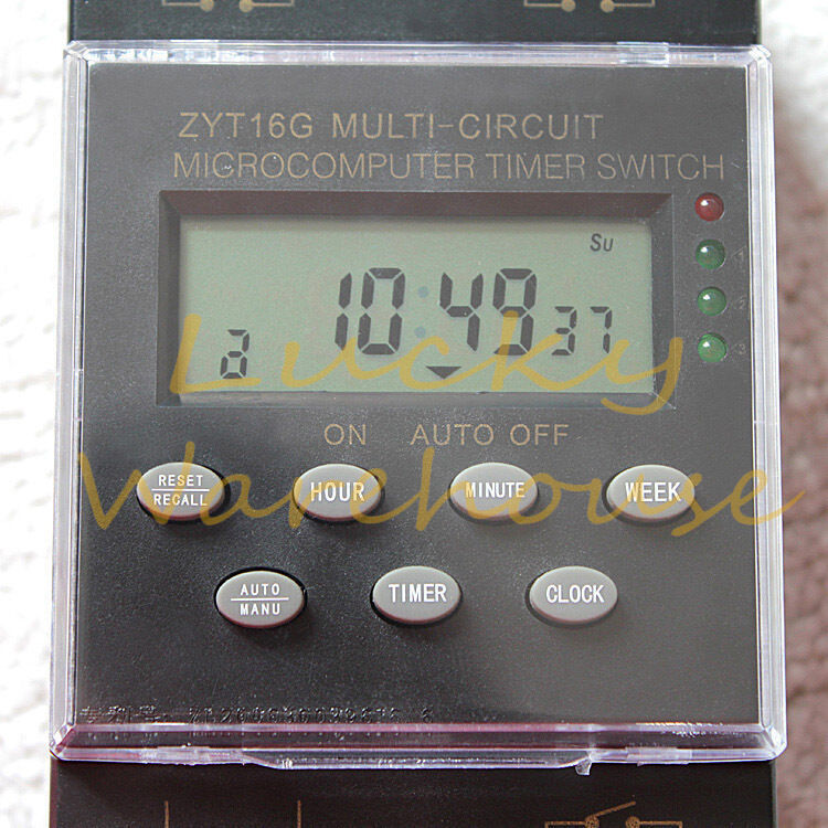 1PC multi channel automatic program/programmable timer switch AC220V ZYT16G-3a ~