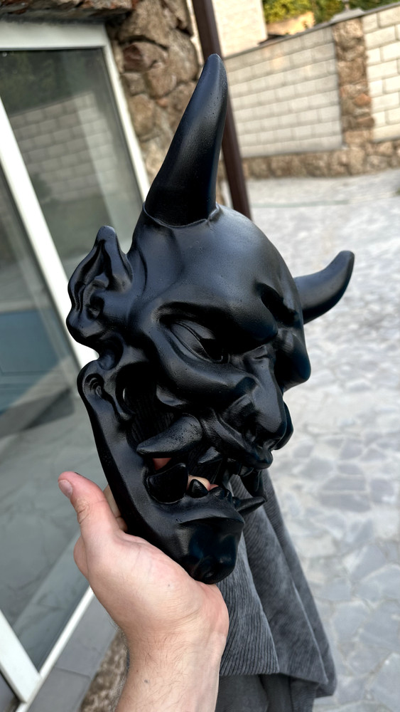 Japanese demon oni mask