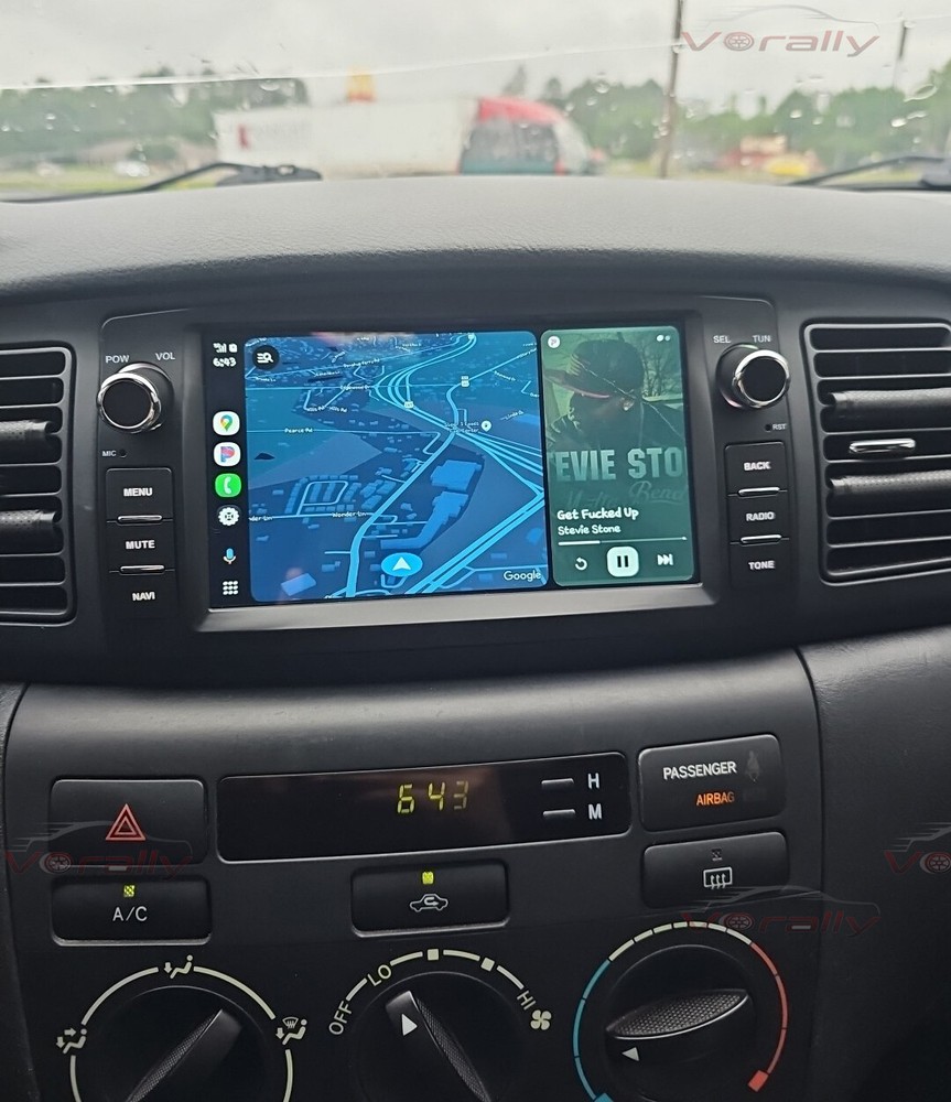 For Corolla 2000-2006 Radio Android 13 CarPlay Android Auto Navi Bluetooth GPS