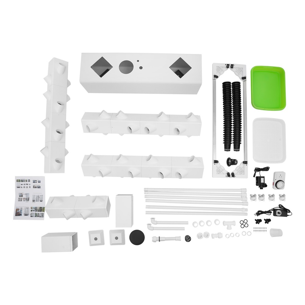 Indoor Vertical Planter Germination Kit Hydroponics Vertical Growing Kit 56 Hole