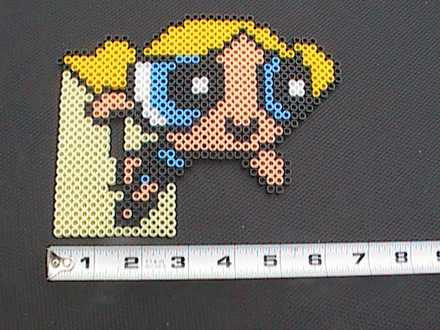 Blossom Perler Bead Light Switch Cover