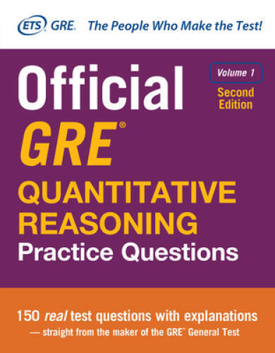 Official GRE Quantitative Reasoning Practice Questions, Second Edition, V - GOOD
