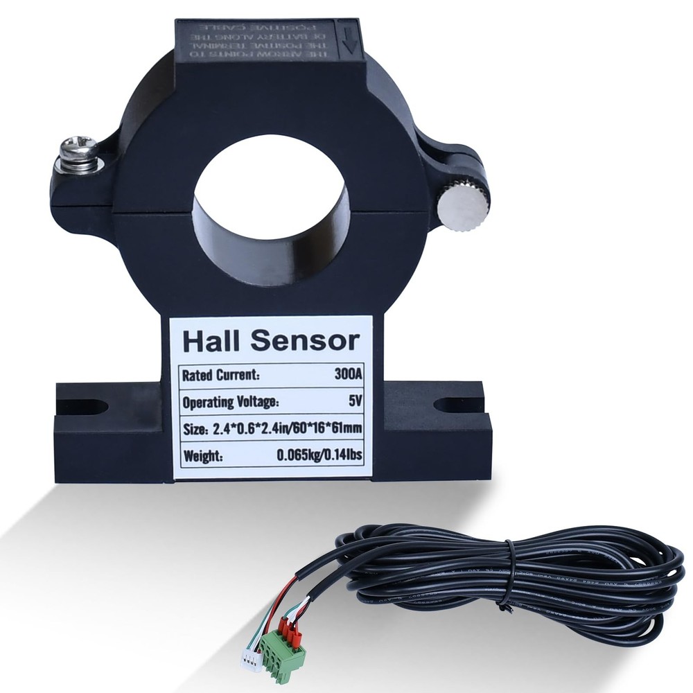 ECO-WORTHY Hall Sensor AC to DC Transmitter, Input 300A Additional Accessorie...