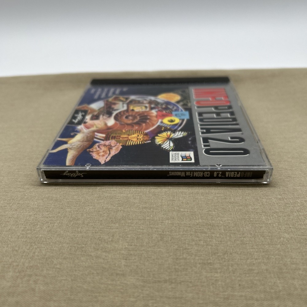 InfoPedia 2.0 (PC CD-ROM 1995 Windows 95) Educational Software Encyclopedia Ref+