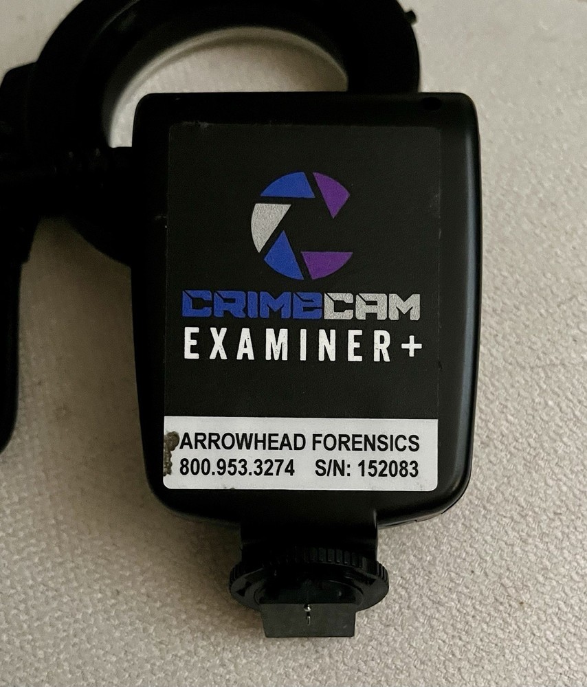 CrimeCam Examiner+ Forensic Ring Light Flash For Evidence Viewing Photography