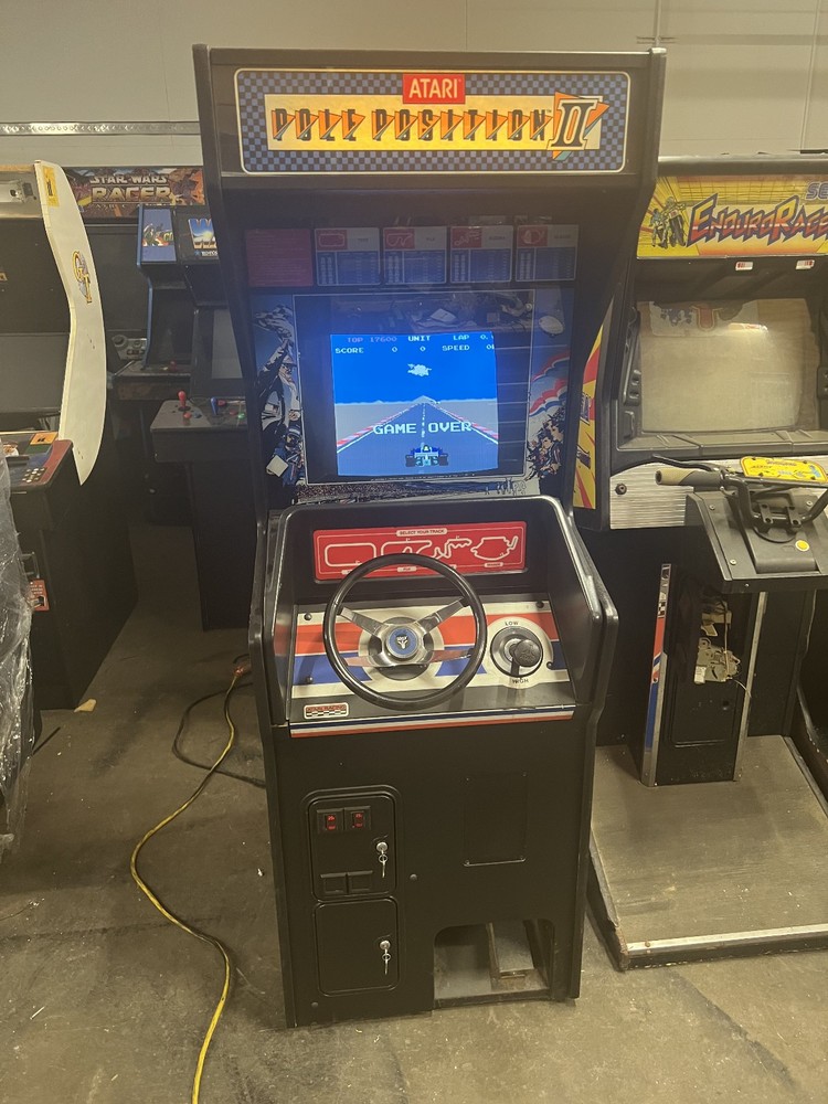 POLE POSITION II ARCADE MACHINE by ATARI 1982 (EXCELLENT CONDITION)