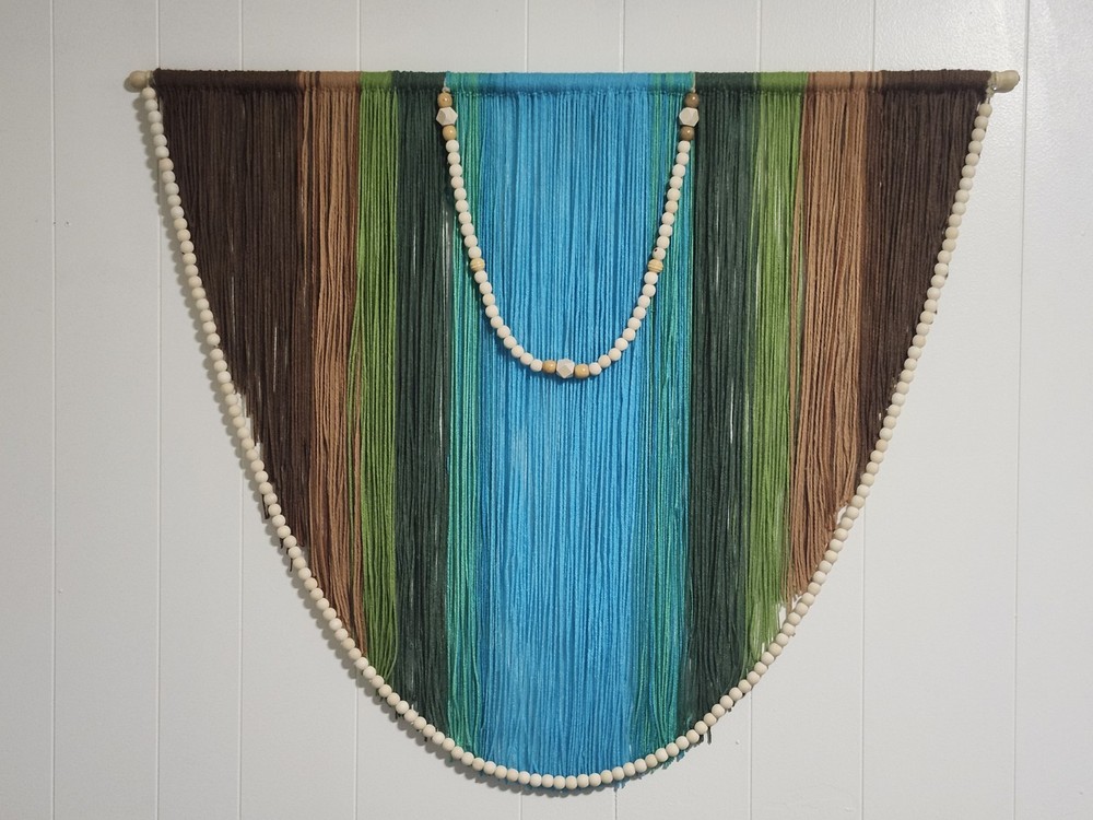 BOHO Yarn Wall Art 32x32 Inches