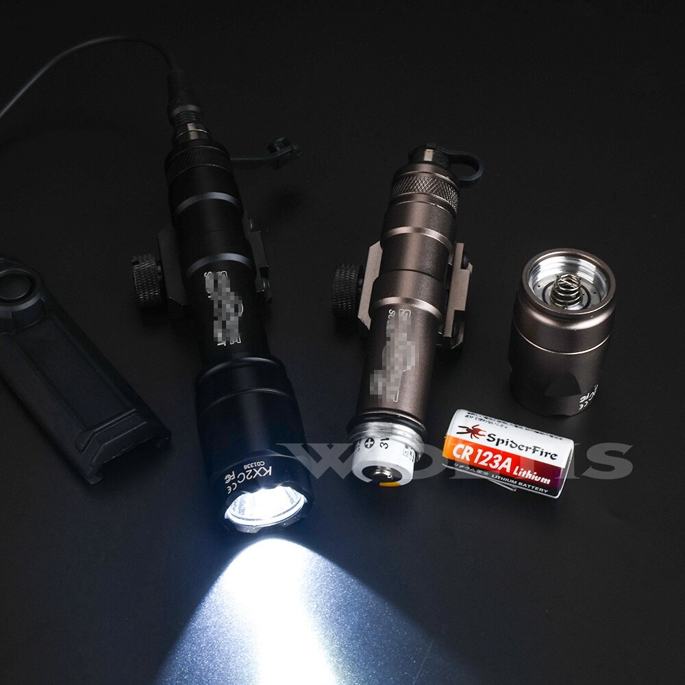 M600B Scout Light LED Flashlight w/ Tail Switch Controller,Rail Mounted