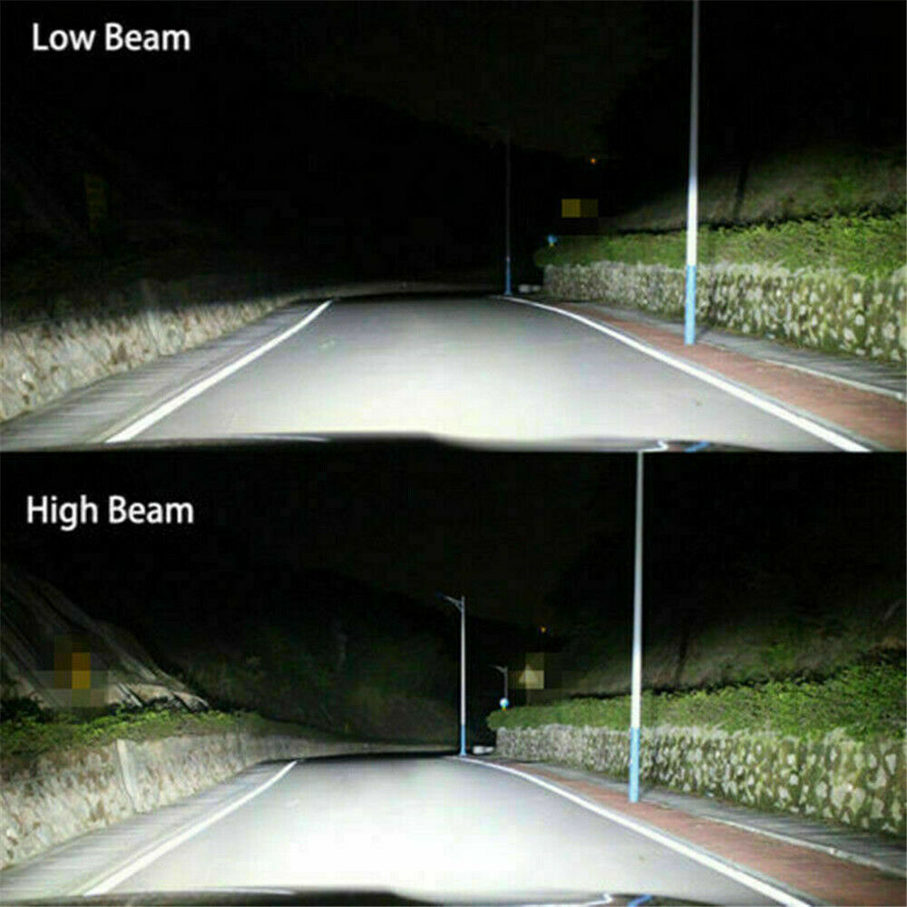 9006 9005 LED Headlight KIT Combo Bulbs 10000K High Low Beam Super Bright WhiteB