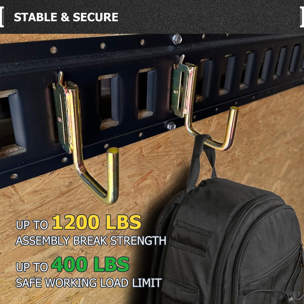 E-Track J Hooks Portable Steel Hanger Tie Down Anchors E Track Accessories