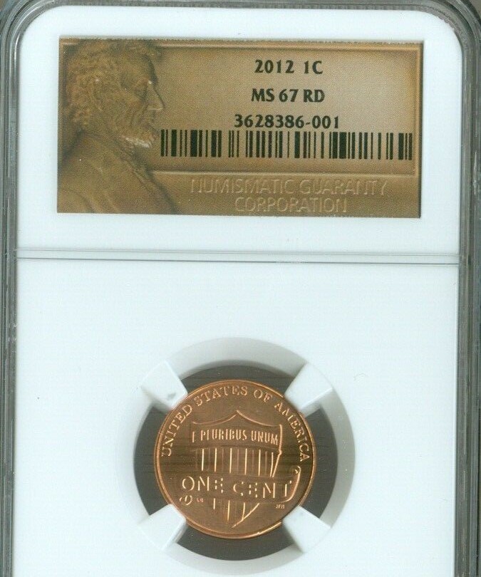 2012 Lincoln Cent NGC MS67 RD Quality