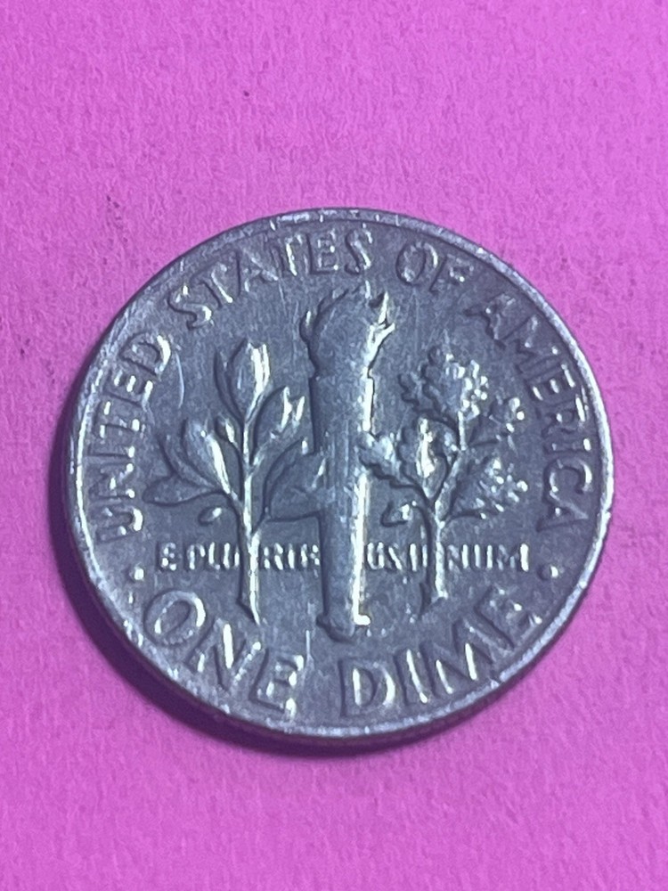 1965 No Mint Mark Roosevelt Dime TRIPLE Strike Multiple Errors