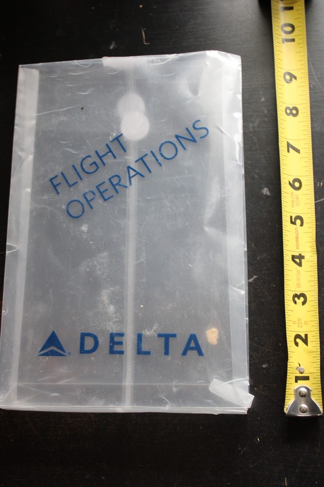 Delta Airlines - Flight Operations Bag - Storage - Hook Loop Folder