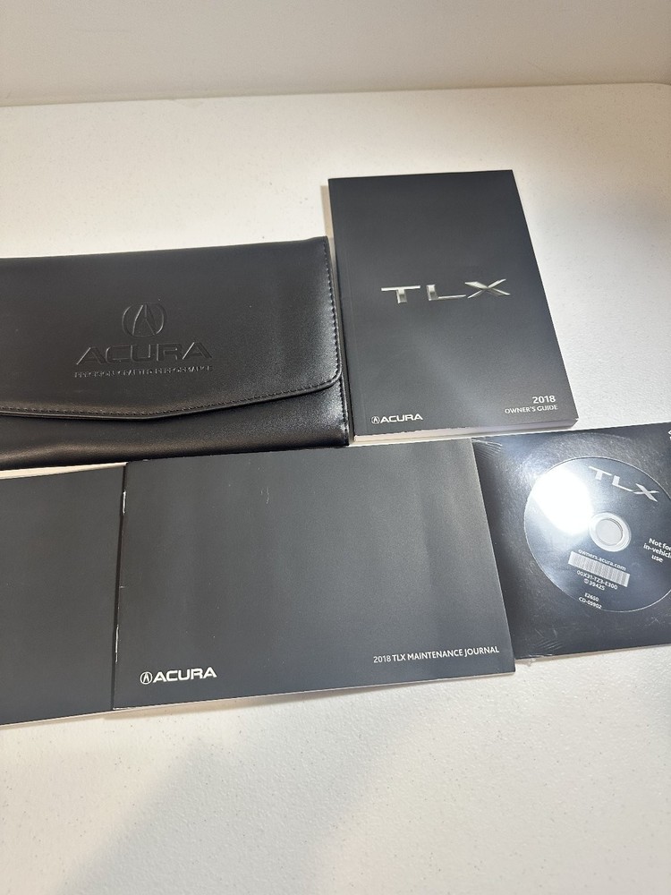 2018 Acura TLX Owner Manual Set